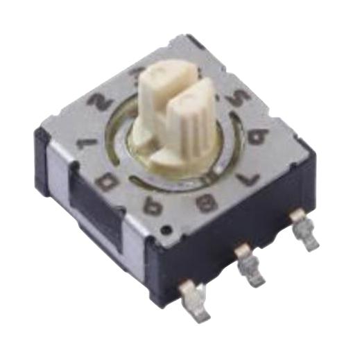CTS 220AMA10R 220AMA10R Rotary Coded Switch 220 Surface Mount 10 Position 50 VDC BCD 100 mA