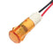 Mallory FL1P-10QW-1-Y2V LED YEL 10MM Snap 2VAC/DC UL STK &pound; 99AC2526