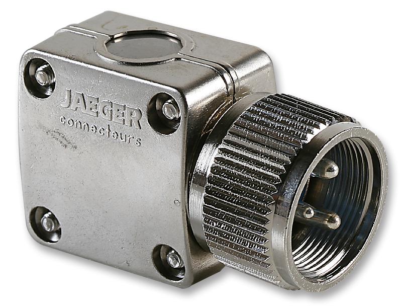 Jaeger 532656006 532656006 Circular Connector Rapid Series Panel Mount Plug 6 Contacts Solder Pin Metal Body