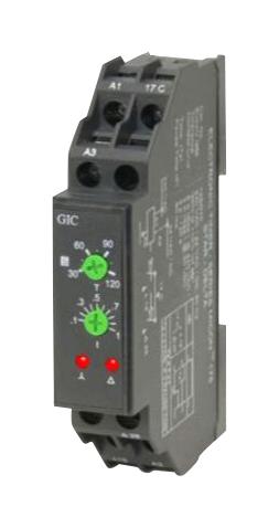 GIC 12RDT4 Analogue Timer Micon 175 Series Off-Delay 0.3 s 30 h 1 Changeover Relay