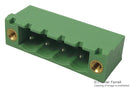 Phoenix Contact MSTBV 25/4-GF-5.08 MSTBV 25/4-GF-5.08 Terminal Block Flange Header 5.08 mm 4 Ways 12 A 320 V Through Hole Vertical