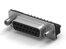 AMP - TE Connectivity 5787683-1 D Sub Connector Standard Receptacle Amplimite HD-20 Series 15 Contacts DA Solder