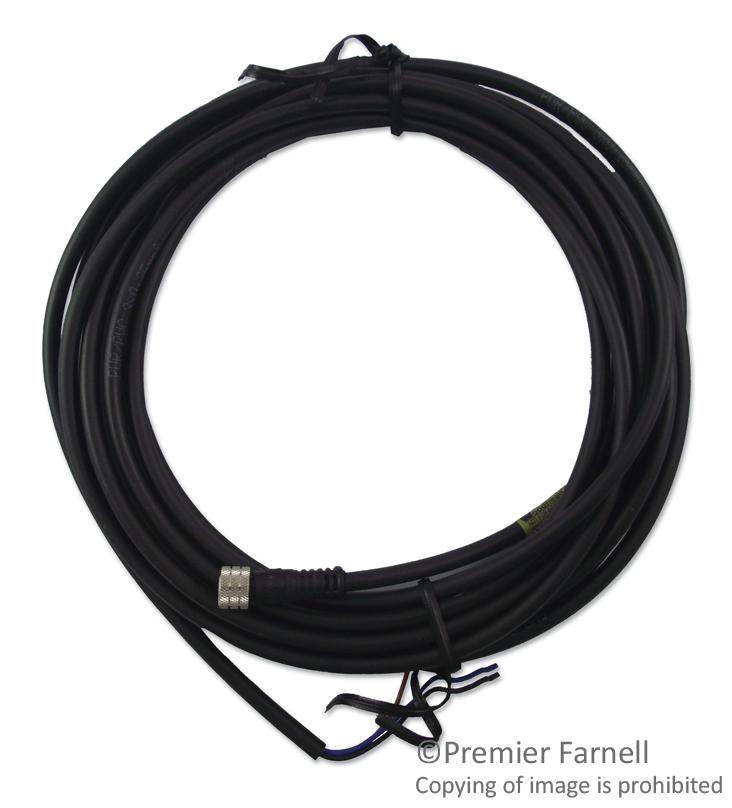 Brad 120086-8002 Sensor Cable M8 Straight 3 Position Receptacle