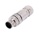 Norcomp 858FD04-203RBU1 Sensor Connector Vulcon Series M12 Female 4 Positions Screw Socket Straight Cable Mount