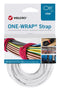 Velcro VEL-OW64300 Tape Hook and Loop Strap Rectangle White Professional ONE-WRAP Series 13 mm x 200