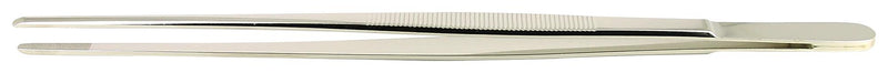 DURATOOL DT000023 Tweezer, Component Positioning, Straight, Round, Carbon Steel, 250 mm