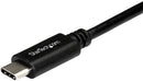 Startech USB2CC1MR USB Cable Type C Plug to 1 m 3.28 ft 2.0 Black