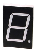 FORGE FN1-2301W4SM00BW 7 Segment LED Display, White, 20 mA, 15.2 V, 2.79 cd, 1, 57 mm