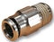 Norgren 101250628 101250628 Pneumatic Fitting Push In Push-In Straight Adaptor R1/4 18 bar 6 mm Brass Pneufit 10