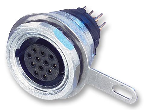 Neutrik MPF12-V Circular Connector Minicon Series Panel Mount Receptacle 12 Contacts PCB Socket