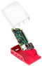 RASPBERRY-PI PI4B_CASE_RED/WHITE Raspberry Pi Accessory 4 Model B Official Case Plastic Red/White