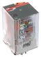 ABB 1SVR405621R0000 Power Relay Interface Dpdt 24 VAC 10 A CR-U Series Socket Non Latching