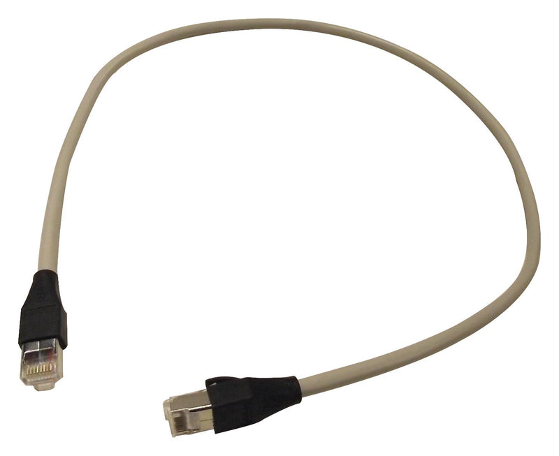 L-COM TRD855SCR-2 Ethernet Cable Cat5e 610 mm 2 ft RJ45 Plug to Grey New