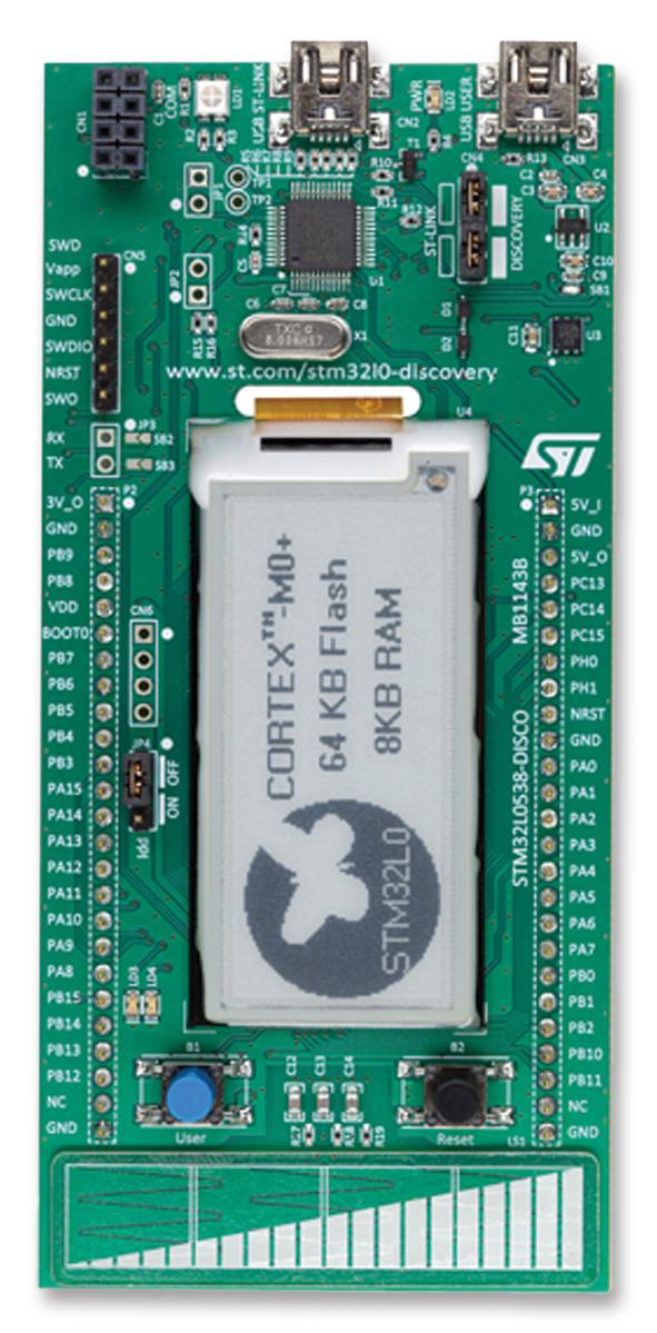 Stmicroelectronics STM32L0538-DISCO STM32L0538-DISCO Development Board STM32L053C8T6 MCU On-Board Debugger Touch Sensors Current Measurement