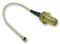 Digi International JF1R6-CR3-4I RF / Coaxial Cable Assembly 90&deg; U.FL Plug to SMA RP Jack 50 ohm 3.9 " 100 mm Black