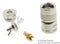 Trompeter - Cinch Connectivity PL155-47 RF / Coaxial Connector Triaxial Straight Plug Crimp Brass
