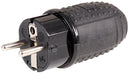 Velleman SA E390M2 Power Entry Connector Schuko 16 A Black Rubber Body 250 V