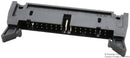 Multicomp MC-254-34-LL-RA-DIP Wire-To-Board Connector Right Angle With Long Ejector (10.8mm) 2.54 mm 34 Contacts Header
