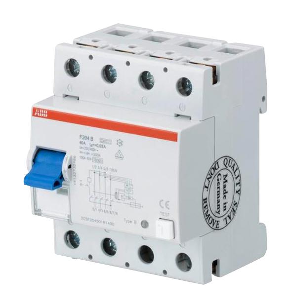 ABB F204B-80/0.03 Circuit Breaker System pro M Compact F200 Series 400 V 80 A 4 Pole