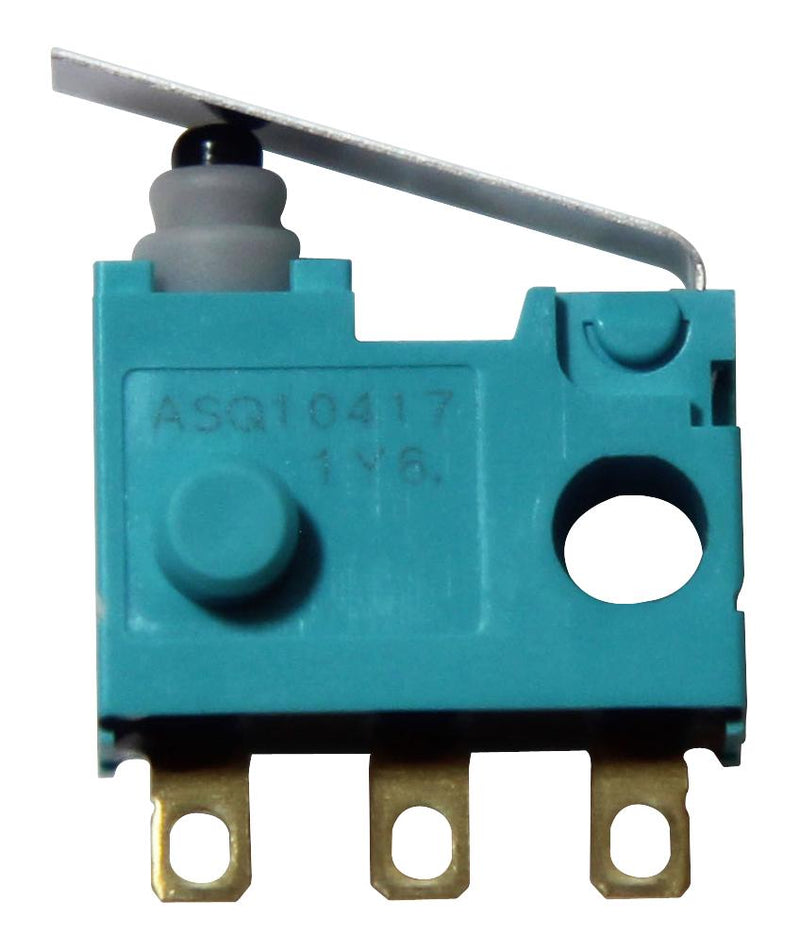 Panasonic ASQ10417 Microswitch Standard Leaf Lever Spdt Solder Lug 100 mA 30 V