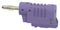 Tenma 72-13724 Banana Test Connector Plug Cable Mount 36 A 70 VDC Purple