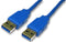 PRO Signal CAC250018 CAC250018 USB Cable Type A Plug to 1 m 3.28 ft 3.0 Blue