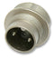 Binder 09 0107 00 03 Circular Connector 723 Series Panel Mount Receptacle 3 Contacts Solder Pin Brass Body