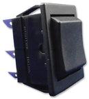 Arcolectric (BULGIN LIMITED) C1570ALAAA Rocker Switch On-Off-On Dpdt Non Illuminated Panel Mount Black 1550