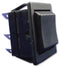 Arcolectric (BULGIN LIMITED) C1570ALAAA Rocker Switch On-Off-On Dpdt Non Illuminated Panel Mount Black 1550