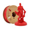 Polymaker 70826 3D Printer Filament Polyterra PLA 1.75 Dia Red 1kg