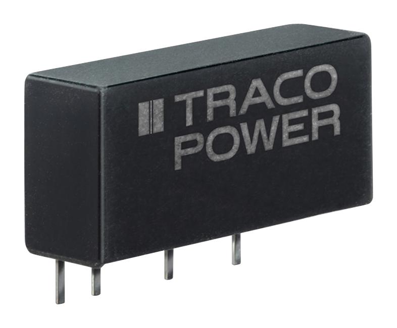 Traco Power TBA 2-1222 Isolated Through Hole DC/DC Converter ITE 1:1 2 W Output 12 V 80 mA