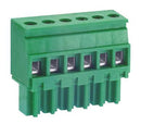 Multicomp PRO MC000067 MC000067 Pluggable Terminal Block 3.5 mm 5 Ways Screw 8 A
