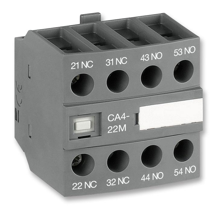 ABB CA4-22M Contact Block Front 2NO+2NC 6 A 690 V 4 Pole Screw