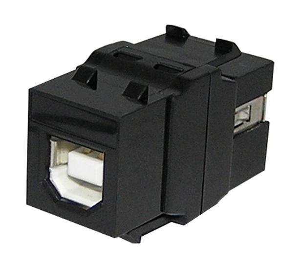 TUK Kcuabbk KCUABBK In-Line Adapter Keystone Coupler USB 2.0 A B Adaptor Receptacle 4 Ways New
