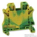 Phoenix Contact UT 10-PE UT 10-PE DIN Rail Mount Terminal Block 2 Ways 20 AWG 6 16 mm&Acirc;&sup2; Screw 76 A