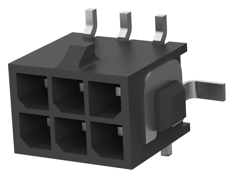 AMP - TE Connectivity 3-794636-6 Pin Header Wire-to-Board 3 mm 2 Rows 6 Contacts Surface Mount Straight Micro MATE-N-LOK