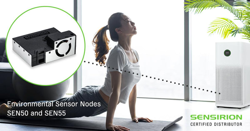Sensirion SEN50-SDN-T Particle Sensor Dust 0.3 &Acirc;&micro;m Digital Laser Sensing 5 V SEN5x Series