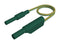 Hirschmann Test and Measurement 934040188 Banana Lead 4mm Stackable Plug Shrouded Socket 9.9 " 250 mm New