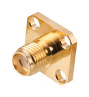 Wurth Elektronik 60312322114620 60312322114620 RF / Coaxial Connector SMA Straight Flanged Jack Solder 50 ohm Beryllium Copper