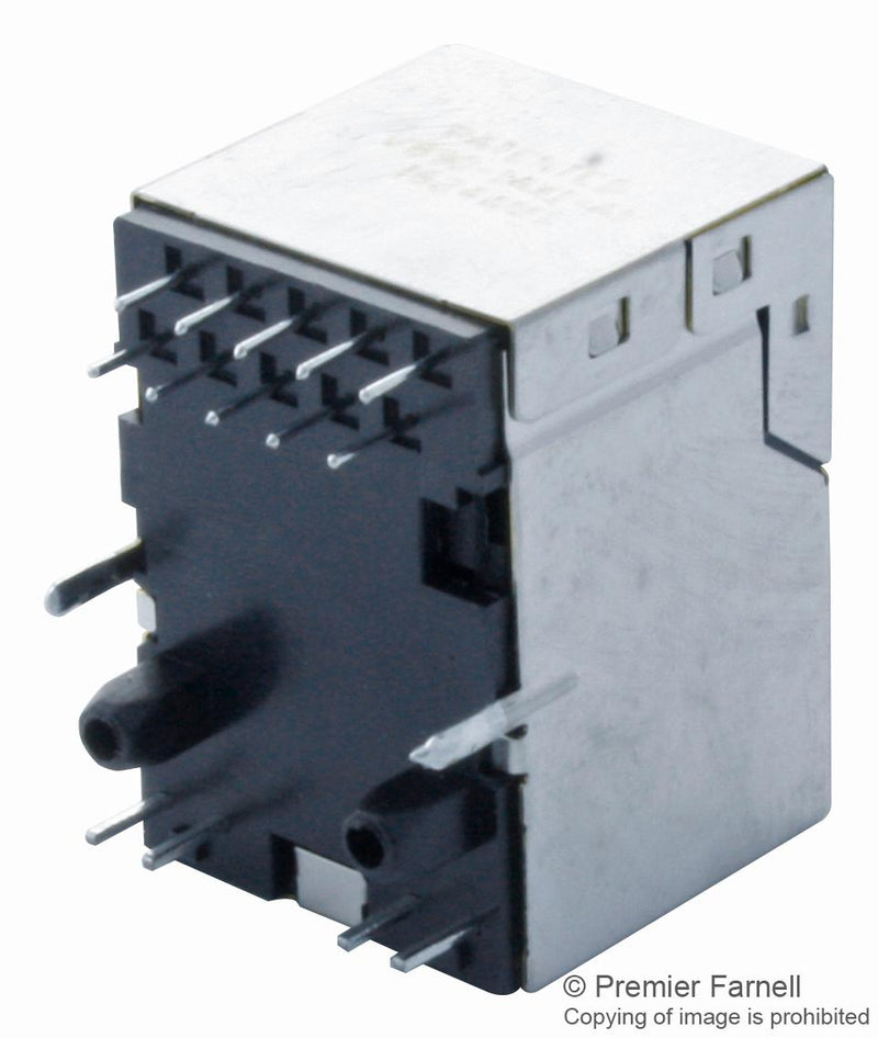 BEL Magnetic Solutions V890-1AX1-A1 Modular Connector RJ45 Jack 1 x (Port) 8P8C Cat5e Through Hole Mount