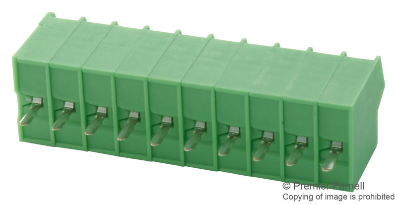 Phoenix Contact SPTA 1/10-3.5 SPTA 1/10-3.5 Wire-To-Board Terminal Block 3.5 mm 10 Ways 24 AWG 16 1.5 mm&Acirc;&sup2; Push In