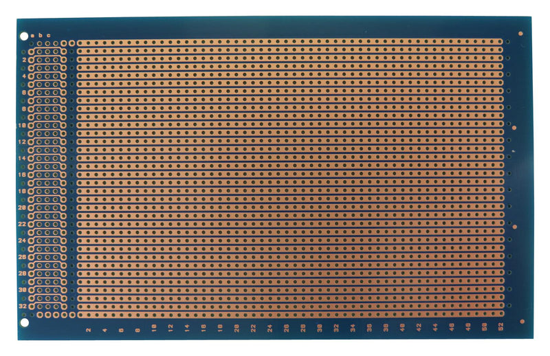Multicomp PRO MP005893 MP005893 Eurocard PCB Board 100 mm x 160 Epoxy Glass Composite Hole Dia 1.02