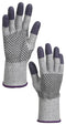 Kleenguard 97431 97431 Safety Gloves Knit Wrist M Nitrile Black Grey Purple