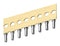 Harwin D01-9900801 D01-9900801 IC &amp; Component Socket 8 Contacts SIP 2.54 mm D01 Beryllium Copper
