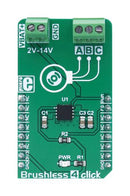 Mikroelektronika MIKROE-3019 Add-On Board Brushless 4 Click MCP8063 Bldc Motor Driver 3-Phase Mikrobus