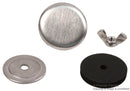 HOFFMAN ENCLOSURES AS050SS HOLE SEAL, STAINLESS STEEL, 22MM