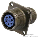 AMPHENOL INDUSTRIAL 97-3100A-18-1S CIRCULAR CONNECTOR RECEPTACLE, SIZE 18, 10 POSITION, WALL