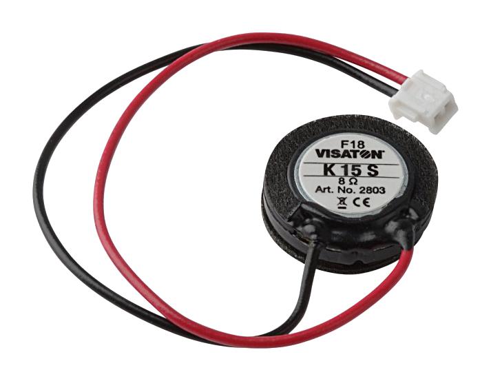 Visaton K 15 S 8 OHM K OHM Speaker Miniature 0.25 W ohm 800 Hz to 20 kHz Bare Mount
