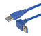 L-COM CA3A-90DA-05M USB Cable 3.0 A PLUG-A Plug 0.5M Blue