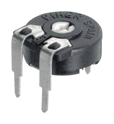 Amphenol Piher Sensors and Controls PT10LV10-501A2020-PM-S Trimmer Potentiometer Vertical Adj 500 ohm 1 Turns Through Hole PT-10 Series 150 mW &plusmn; 20%